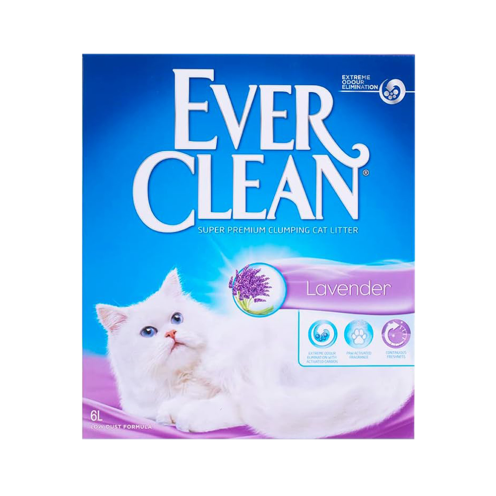 EVER CLEAN LAVANDER LAVANTA KOKULU TOPAKLAŞAN KEDI KUMU 6 LT