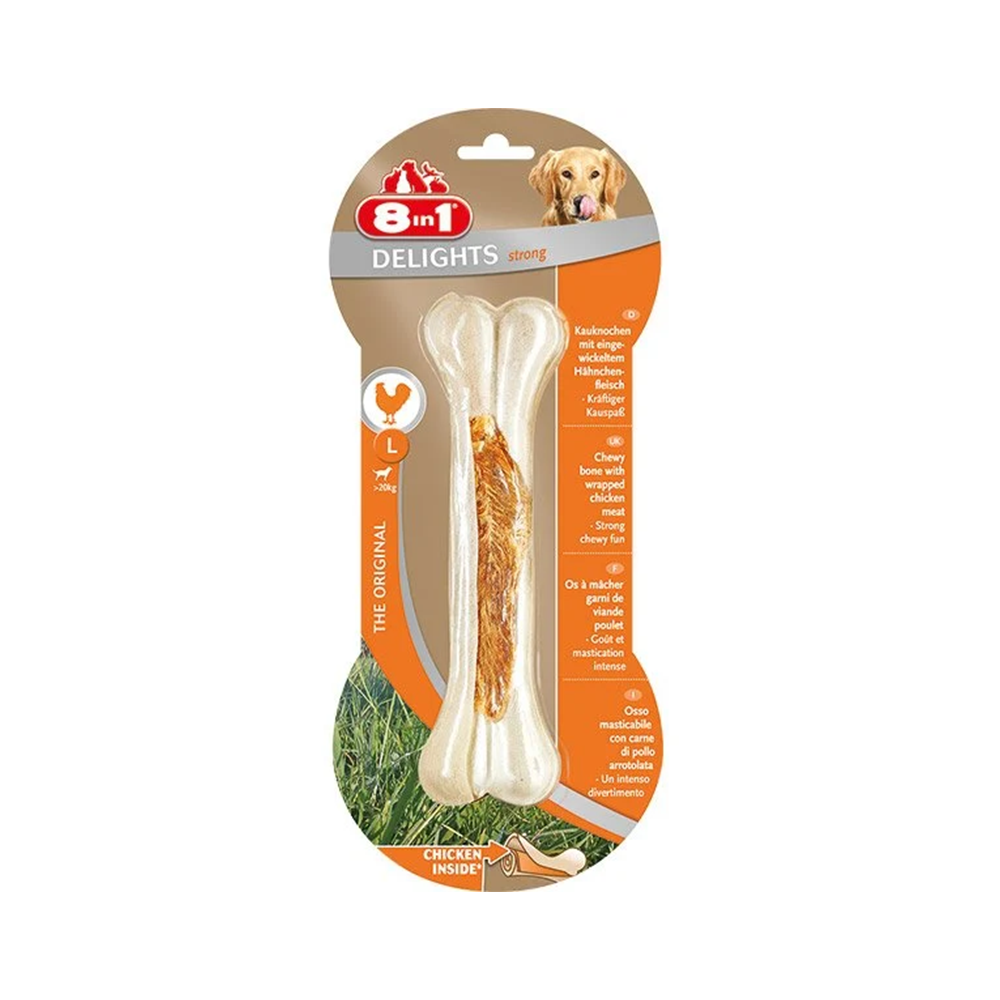 8İN1 DELİGHTS BONES KÖPEKLER İÇİN AĞIZ BAKIM PRES KEMİĞİ LARGE