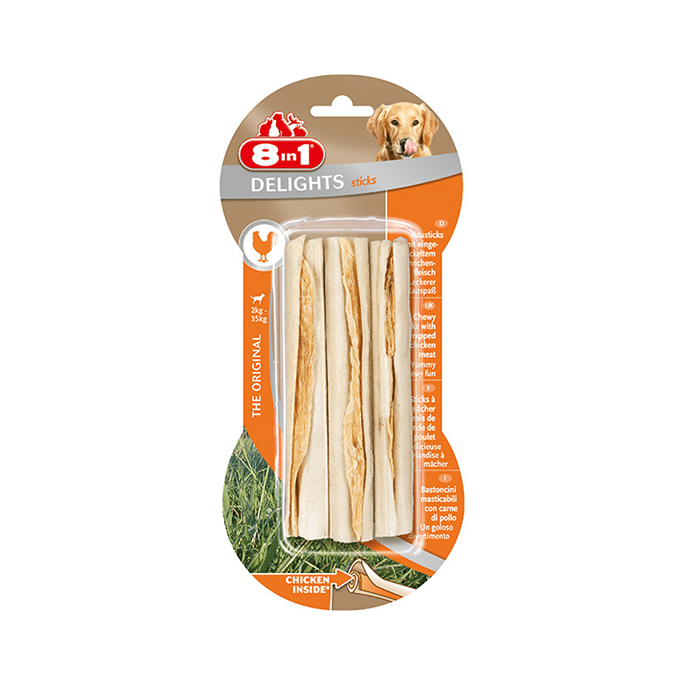 8İN1 DELİGHTS BONES KÖPEKLER İÇİN AĞIZ BAKIM KEMİĞİ 3 LÜ STİCKS
