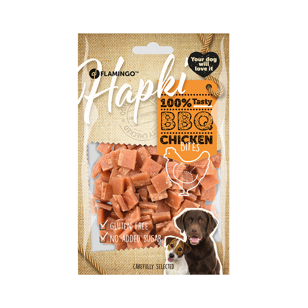 FLAMİNGO HAPKİ BARBEKÜ TAVUKLU KÖPEK ÖDÜLÜ 85GR