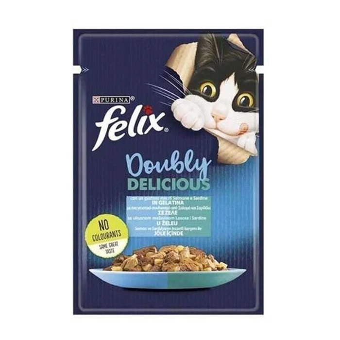 FELİX ÇİFTLEZZ SOMON VE SARDALYALI YAS MAMA 85 GR