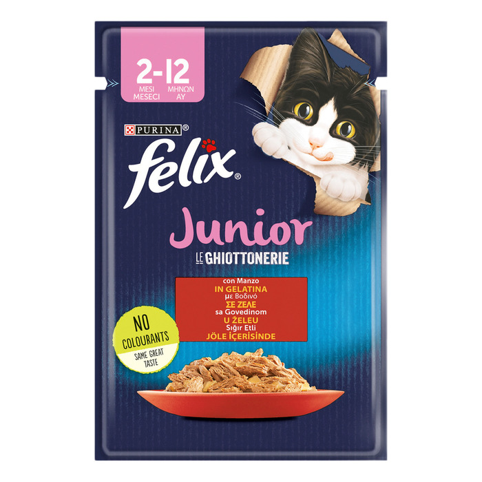 FELİX YAVRU SIĞIR ETLİ YAVRU YAŞ MAMA 85GR