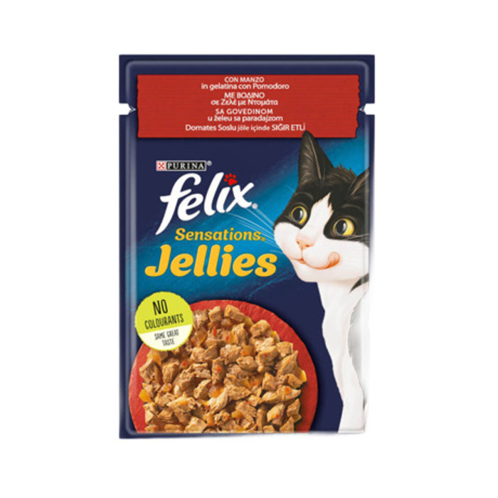 FELİX SIĞIR & DOMATESLİ KEDİ YAŞ MAMA 85 GR