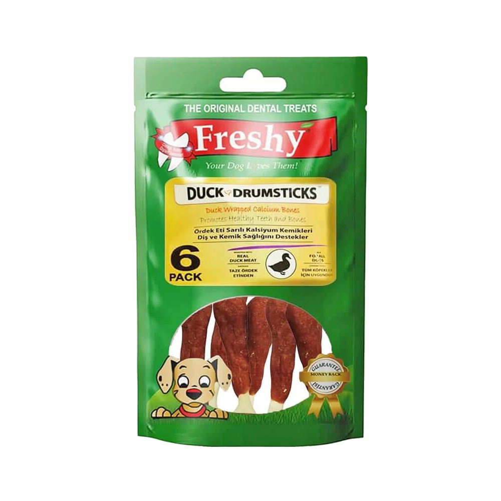 Freshy Drumsticks Ördek Budu Köpek Ödülü (6'lı)