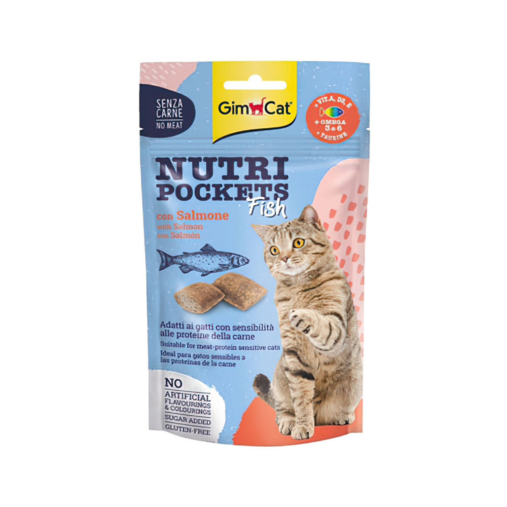 GIMCAT NUTRIPOCKETS SOMON 60 GR