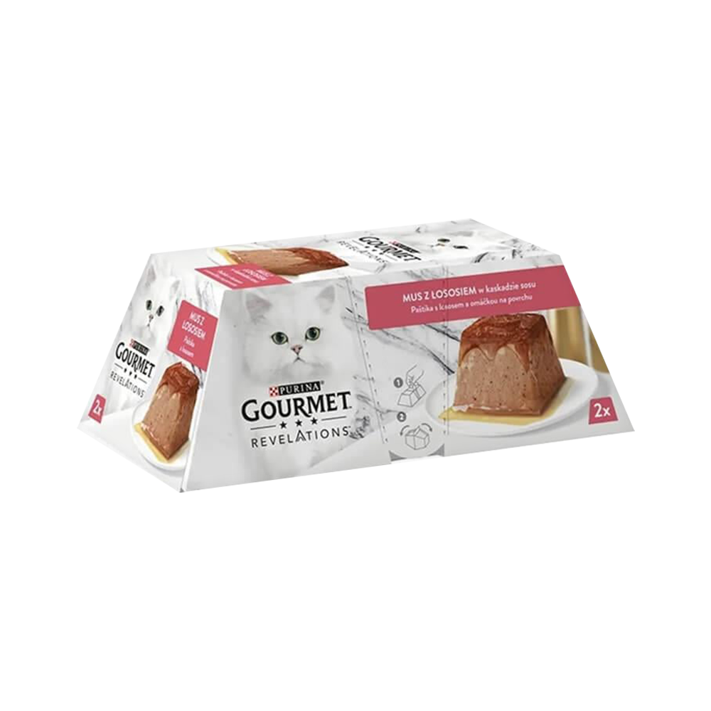 Purina Gourmet Revelations Somon Balıklı Kedi Konservesi (2 x 57 g)
