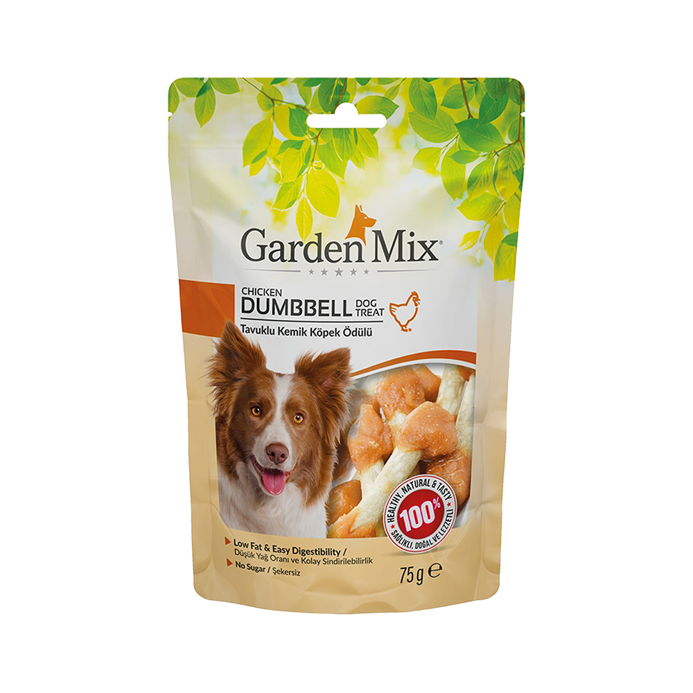 Garden Mix Tavuk Etli Kemik Köpek Ödülü (75 g)