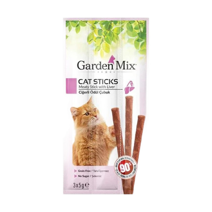 GARDENMİX CİĞERLİ KEDİ STİCK 3LÜ