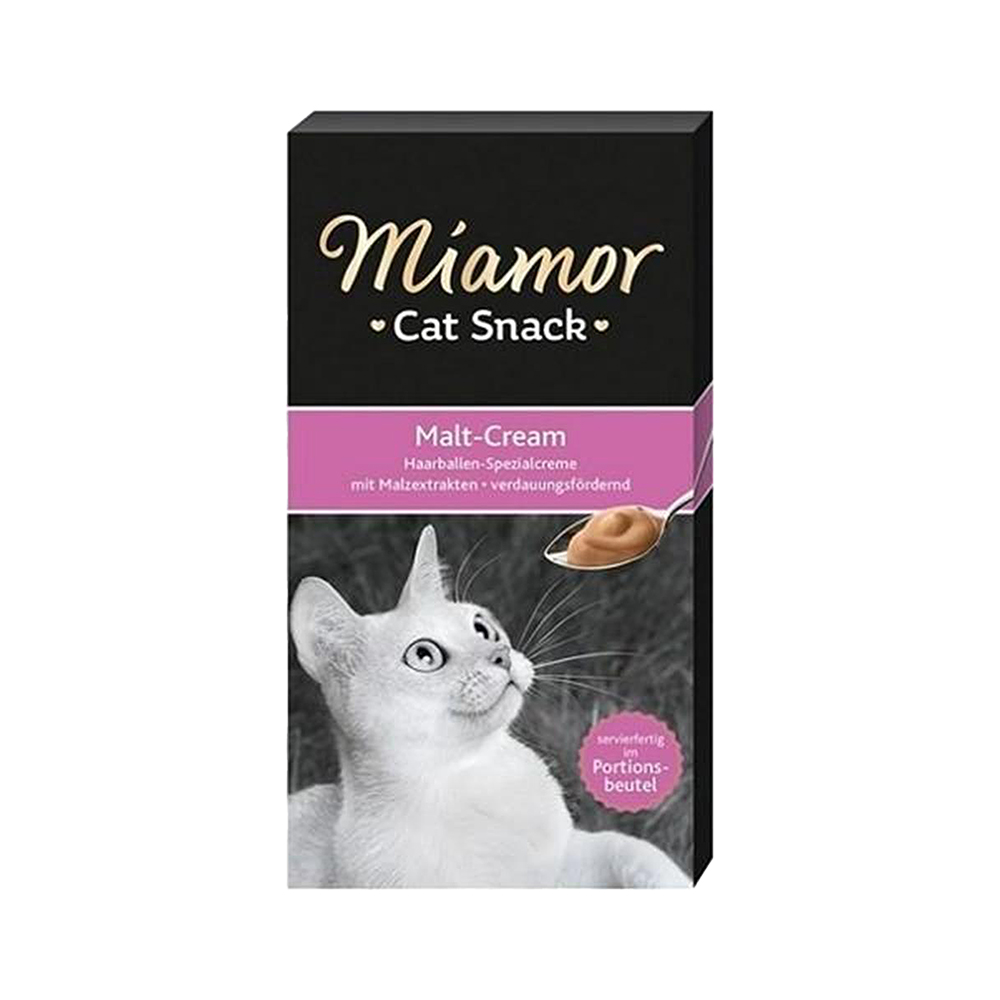 MİAMOR CREAM MALTLI TAMALAYICI EK BESİN VE KEDİ ÖDÜLÜ 6 X 15 GR