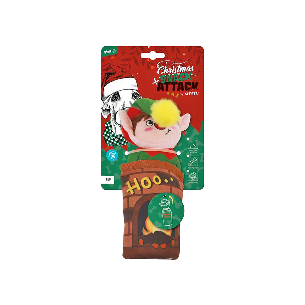 MPETS CHRISTMAS ELF SNACK ATTACK KÖPEK OYUNCAĞI