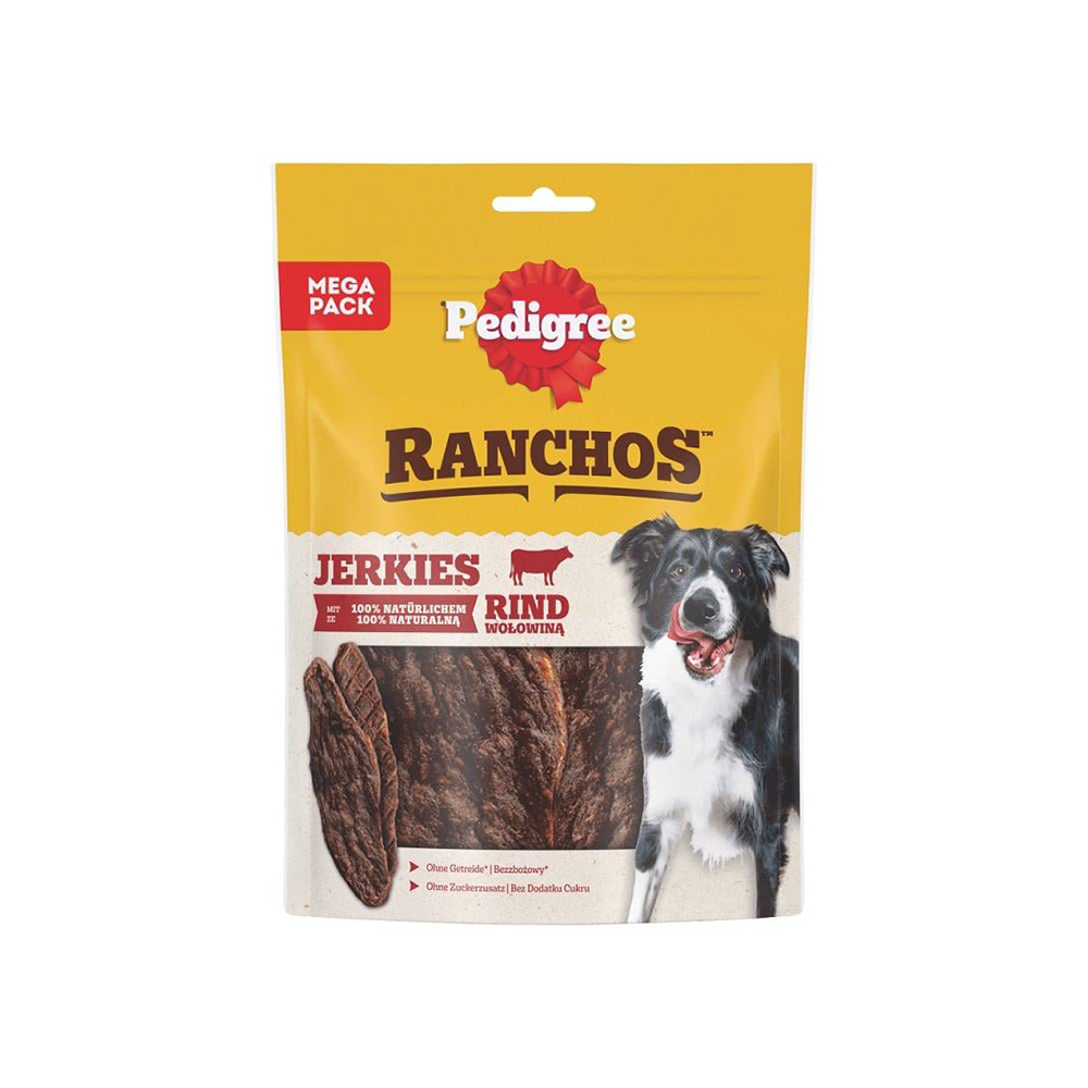 PEDİGREE RANCHOS JERKİES TAHILSIZ SIĞIR ETLİ KÖPEK ÖDÜL MAMASI 70GR