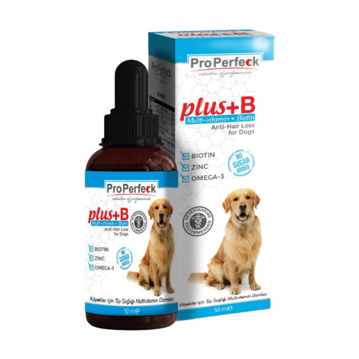 Pro Perfeck Plus+B Kediler İçin Tüy Sağlığı Damlası (50 ml)