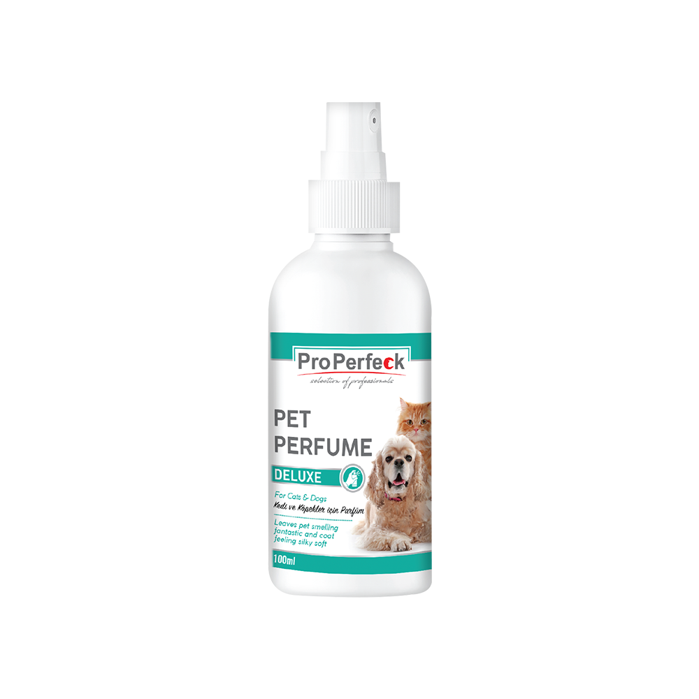 Pro Perfeck Deluxe Kedi ve Köpek Tüy Bakım Parfümü (100 ml)