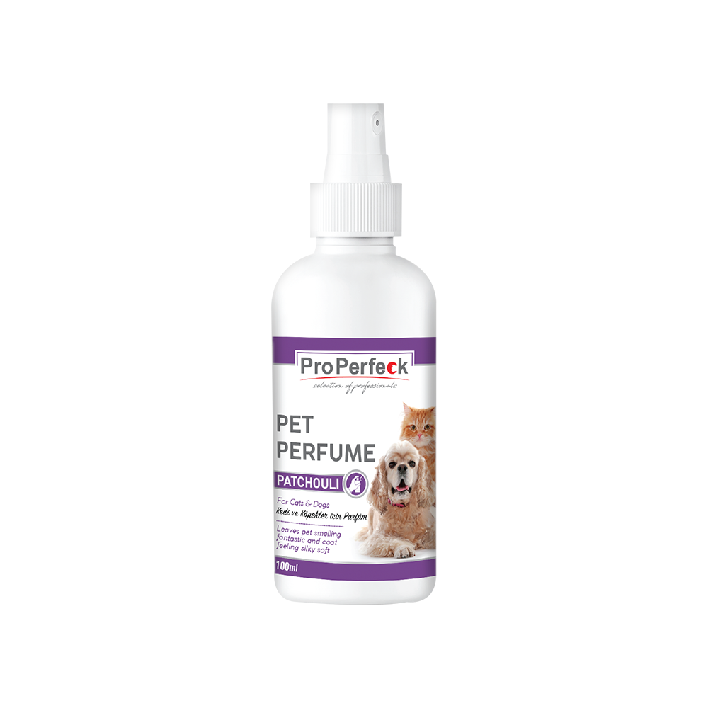 Pro Perfeck Patchouli Kedi ve Köpek Tüy Bakım Spreyi Parfümü (100 ml)