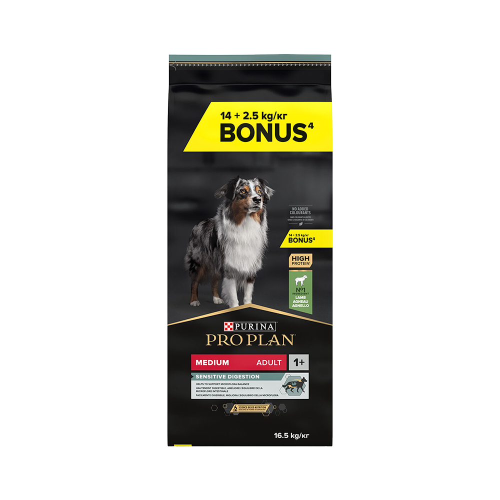 PROPLAN MEDİUM ADULT KUZU KÖPEK MAMASI 14+2.5 KG