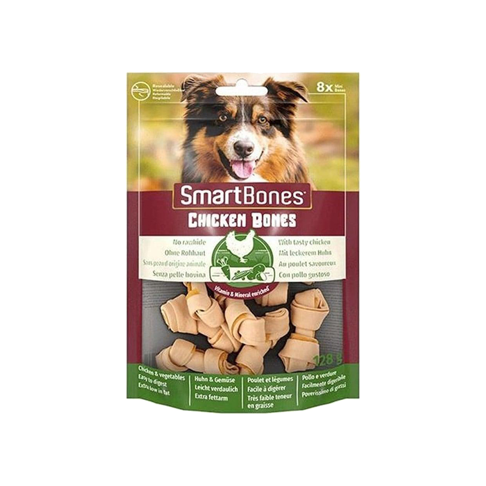 SMART BONES TAVUKLU MİNİ DÜĞÜM KÖPEK ÖDÜL KEMİĞİ