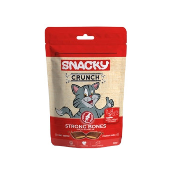 SNACKY CRUNCH STRONG BONES TAVUK&PEYNİR 60GR