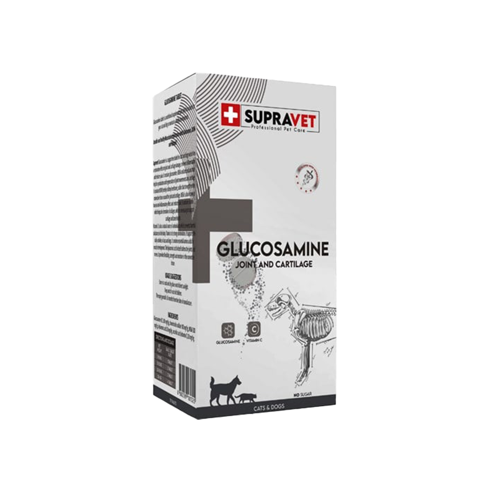 Supravet Kedi ve Köpek Eklem Sağlığı Güçlendirici Glukozamin Tablet (75'li)