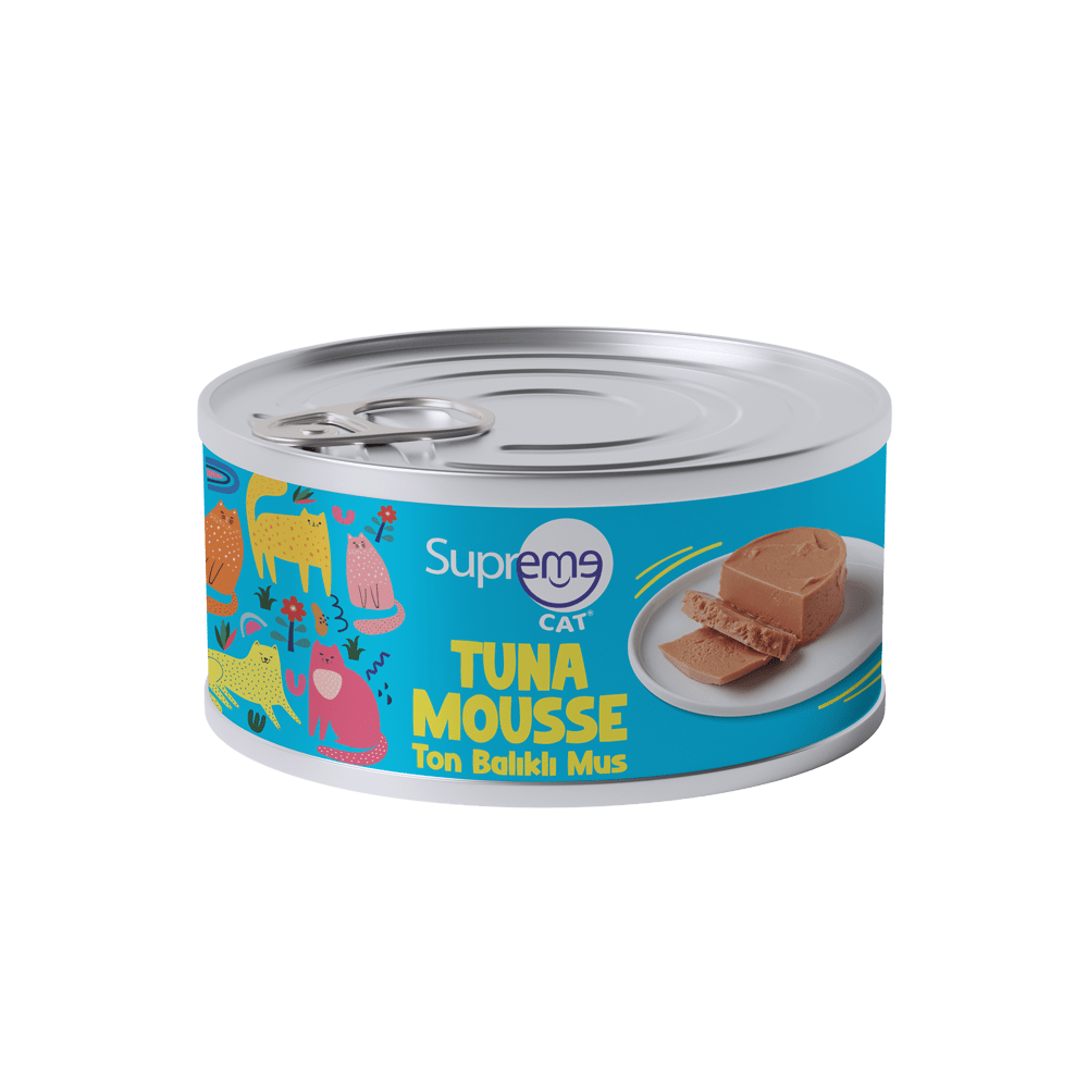 Supreme Cat Ton Balıklı Mus Kedi Konservesi (85 g)