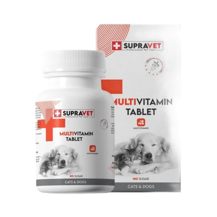 Supravet Multivitamin Kedi ve Köpekler İçin Tablet (75'li)