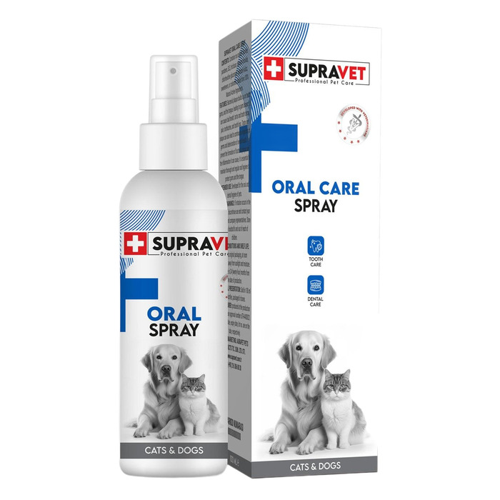 SupraVet Kedi ve Köpekler İçin Ağız Bakım Spreyi (100 ml)