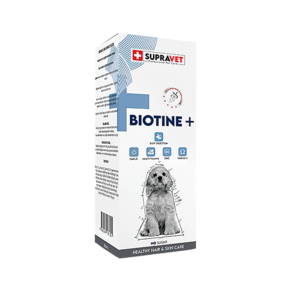 Supravet Biotine Köpekler İçin Tüy Sağlığı Multi Vitamin Damlası (100 ml)