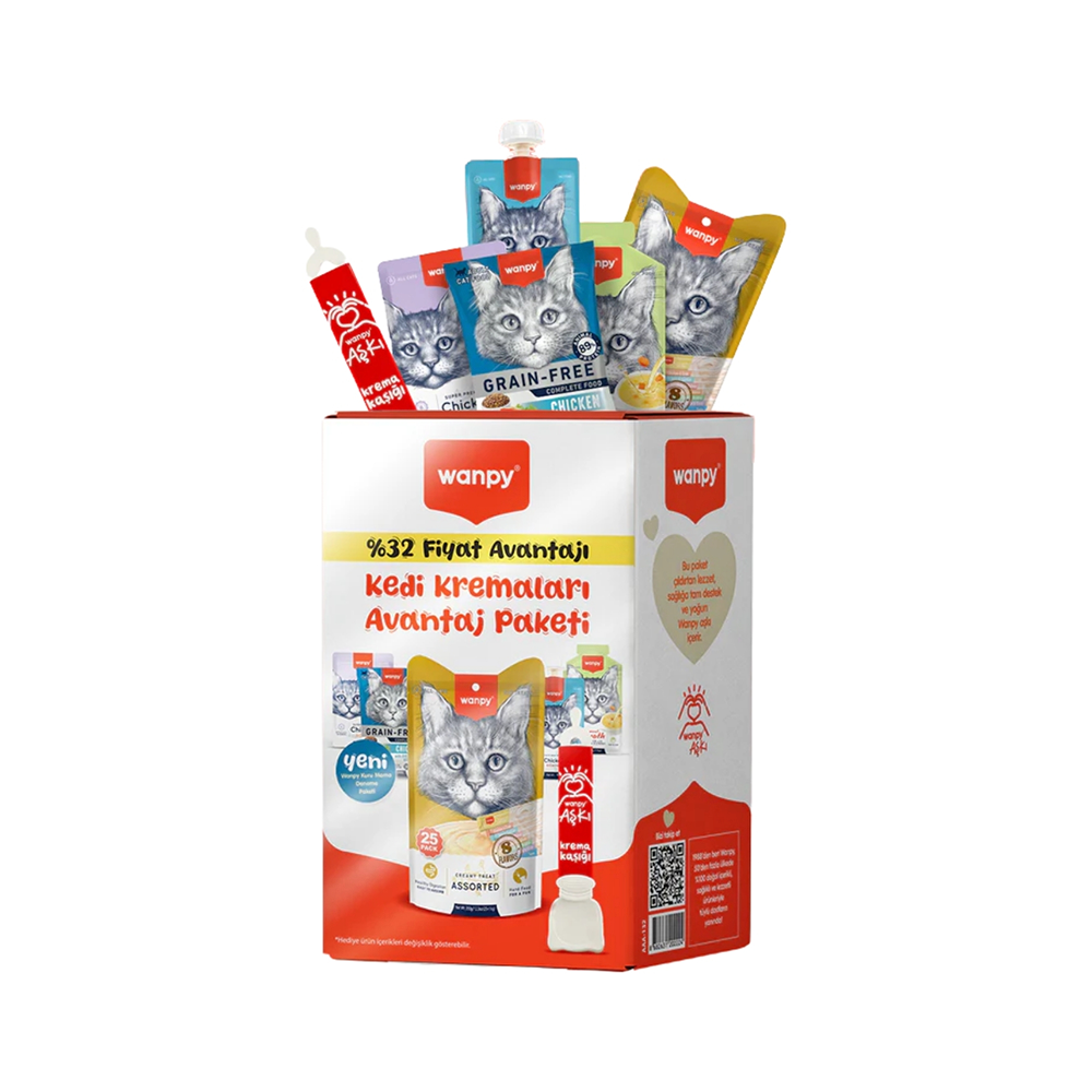 Wanpy Kedi Kremaları Avantaj Paketi