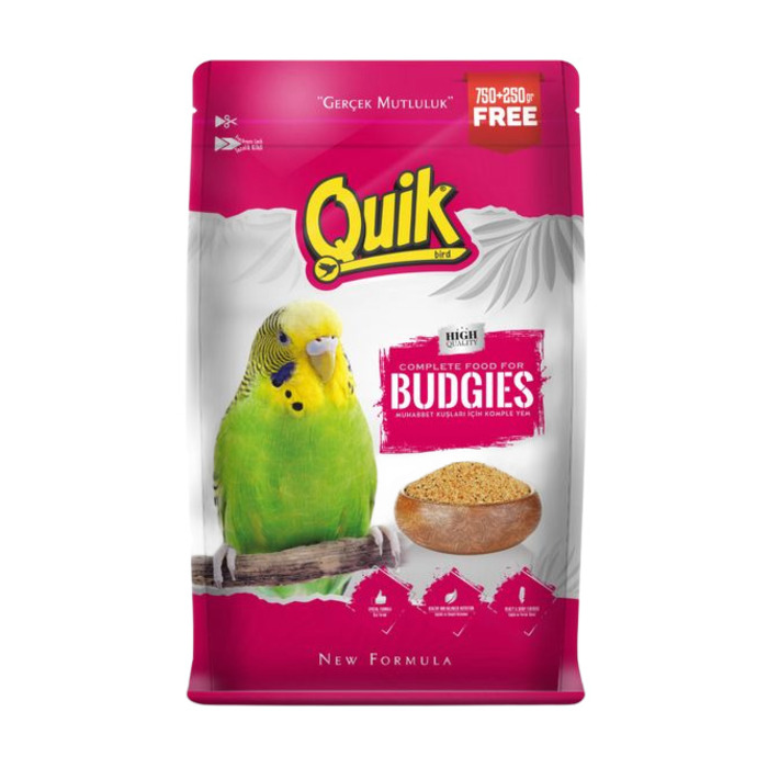 Quik Bonus Paket Muhabbet Kuşu Yemi (750 + 250 g)