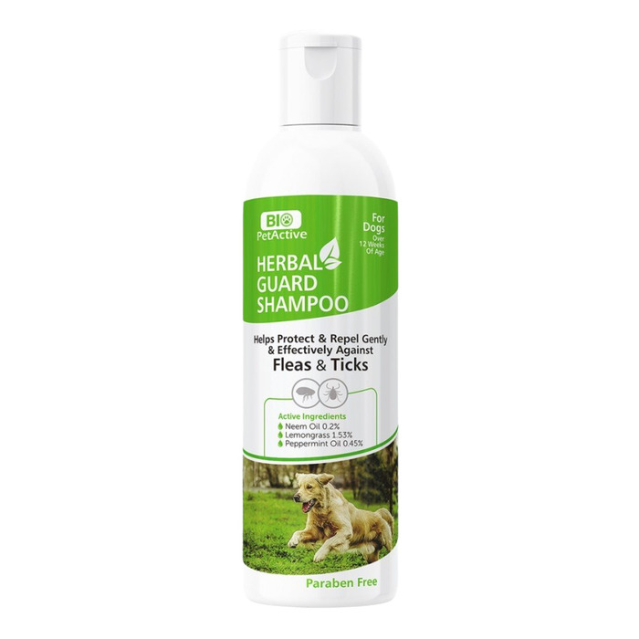 Bio PetActive Herbalguard Antiseptik Köpek Bit Pire Şampuanı (250 ml)