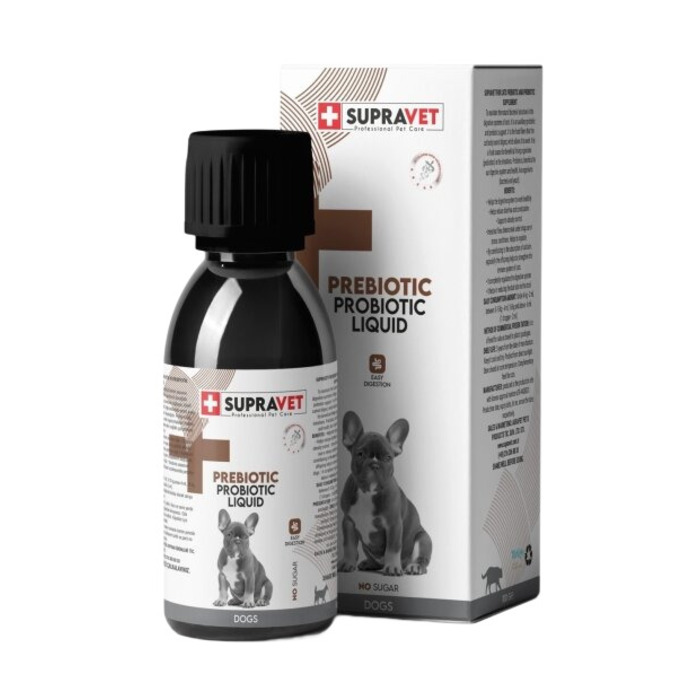 Supravet Köpek Bağışıklık Güçlendirici Sıvı Probiyotik + Prebiyotik Takviyesi (100 ml)