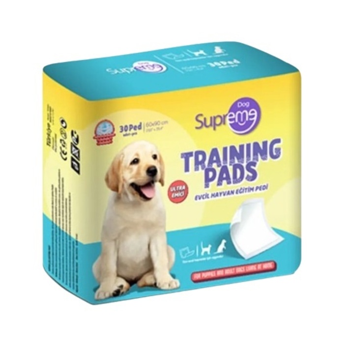 SUPREME DOG TUVALET EĞİTİM PEDİ 60X90 30LU