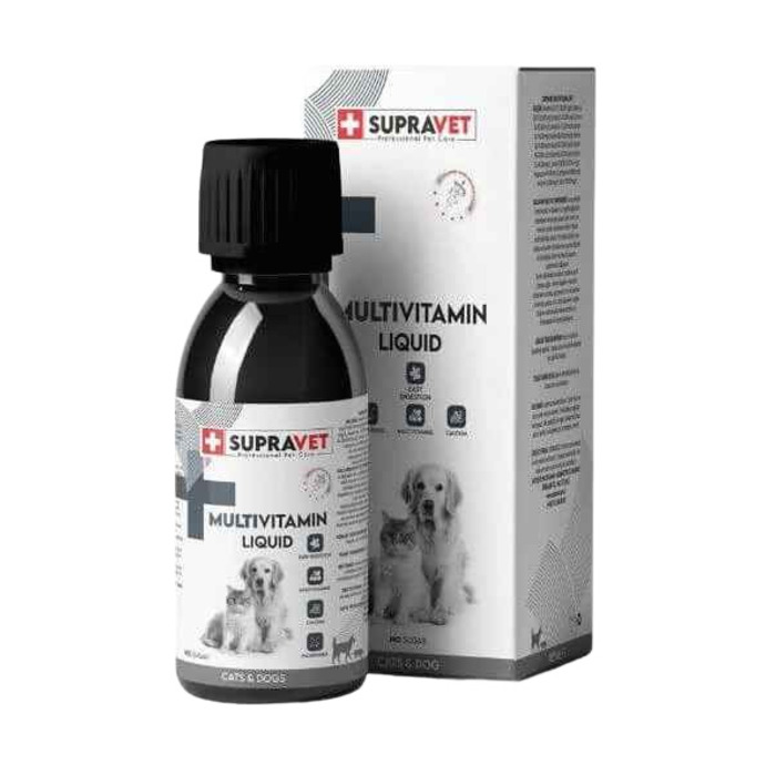 Supravet Multivitamin Kedi ve Köpek Sağlığı için Sıvı Damla (100 ml)