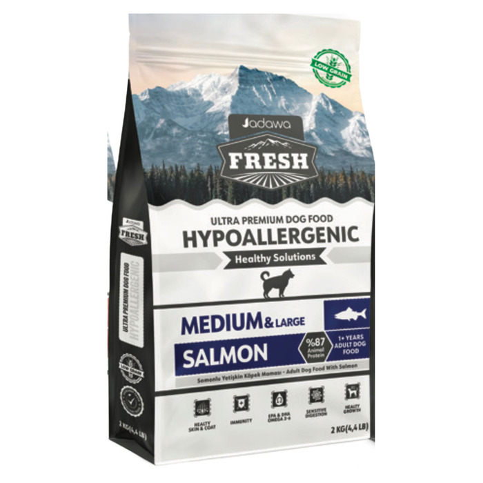 JADAWA FRE ULT PRE HYP KÖPEK ADULT SALMON MEDIUM & LARGE 2 KG