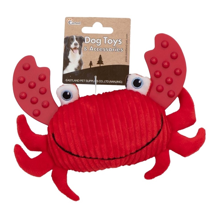 Eastland Peluş Sesli Yengeç Köpek Oyuncağı (11 cm)