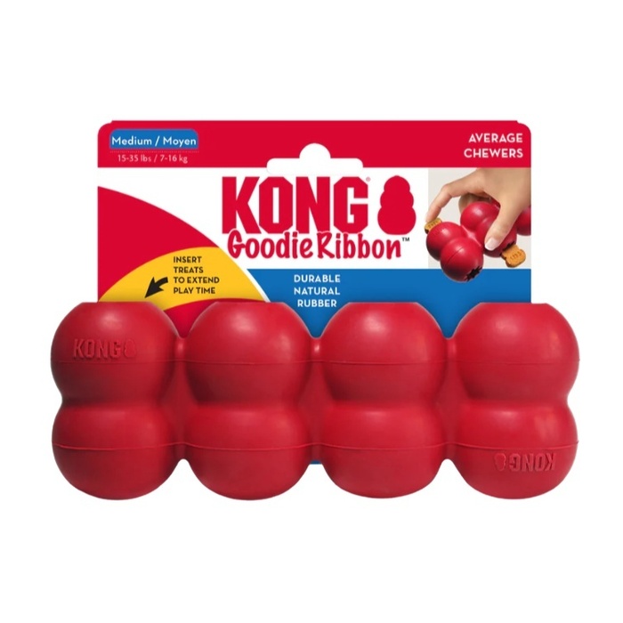 Kong Medium Goodie Ribbon Çoklu Top Şeklinde Köpek Oyuncağı (19 cm)
