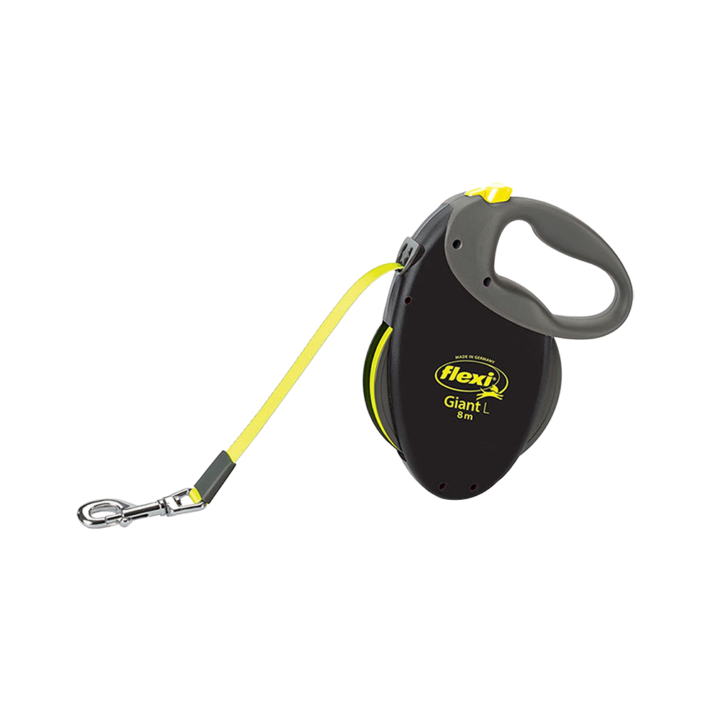 Flexi Neon Otomatik Şerit Tasma Giant L (8 m)