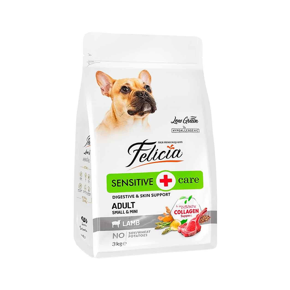 Felicia Sensitive Care Hipoalerjenik Kuzu Etli Küçük ve Orta Irk Yetişkin Köpek Maması (3 kg)