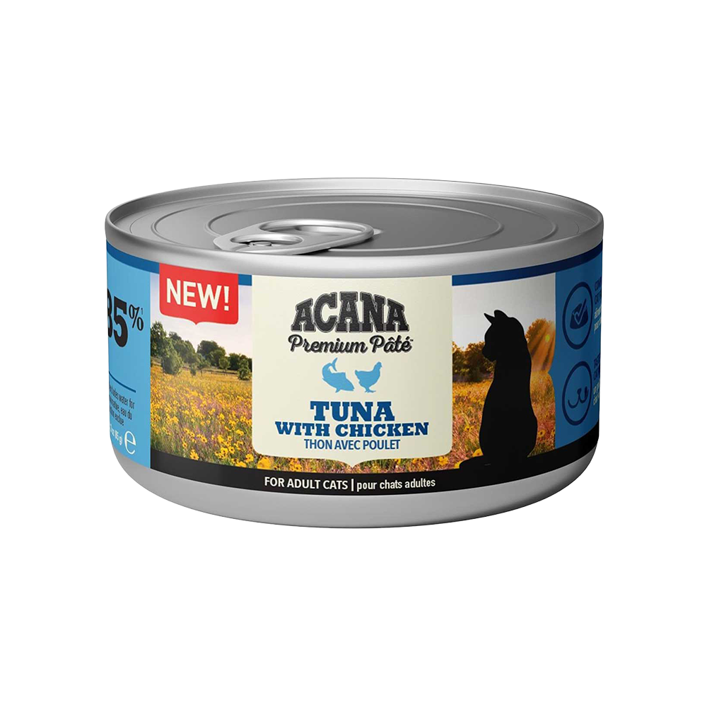 Acana Premium Tuna Balıklı ve Tavuk Etli Kedi Konserve Maması (85 g)