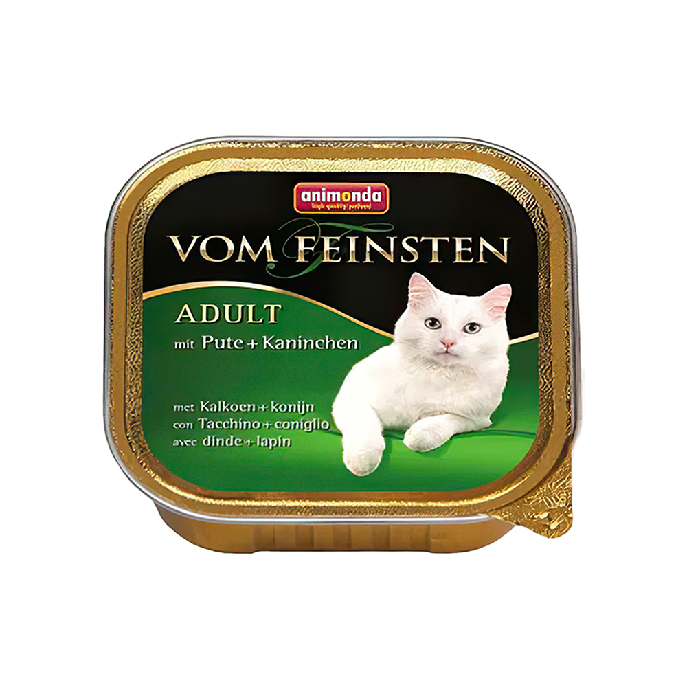 Animonda Hindi Etli ve Tavşan Etli Yetişkin Kedi Konserve Maması (100 g)
