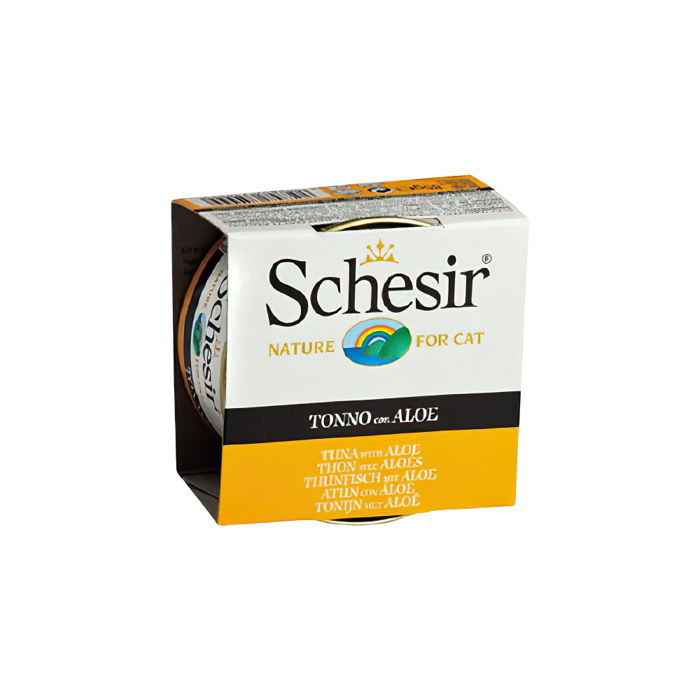 Schesir Ton Balıklı ve Aloe Veralı Yetişkin Kedi Konserve Maması (85 g)