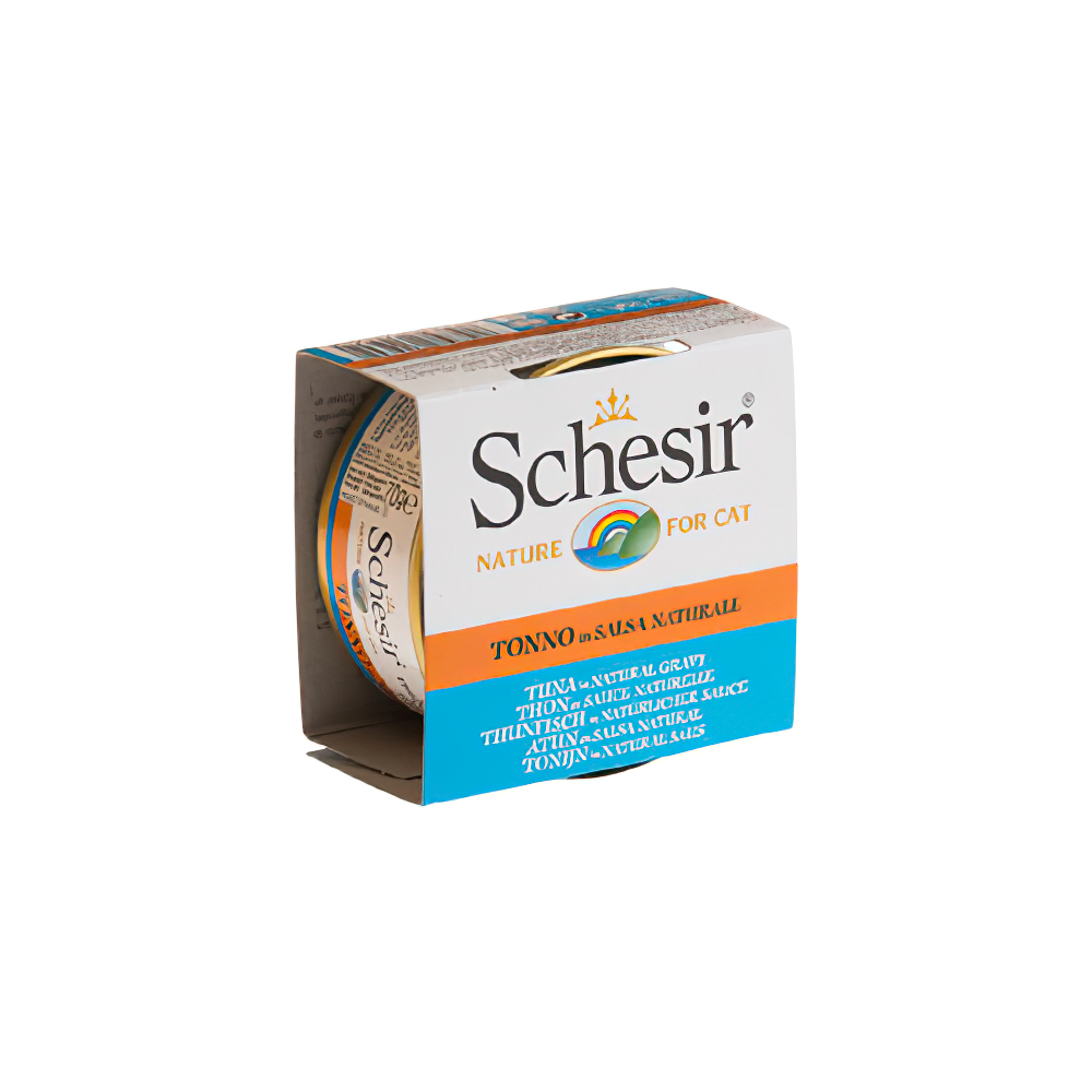 Schesir Salsa Soslu ve Ton Balıklı Yetişkin Kedi Konserve Maması (70 g)