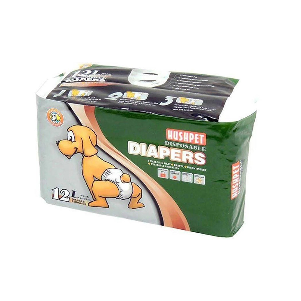 Hushpet Köpek Tuvalet Bezi L 16- 25 kg (12'li)