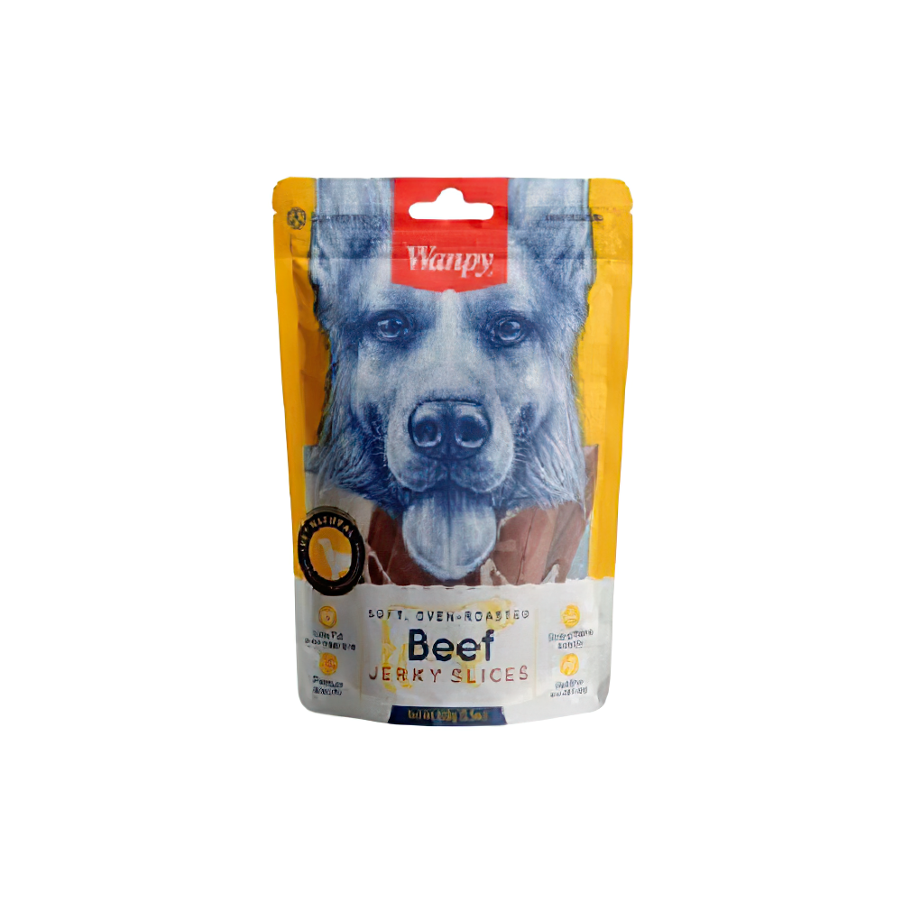 Wanpy Biftek Etli Jerky Parçaları Köpek Ödül Maması (100 g)