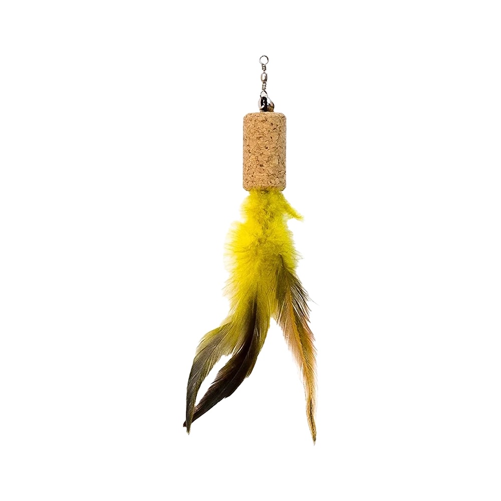 Eastland Tüylü Çıngıraklı Mantar Kedi Oyuncağı (4 x 2,2 cm)