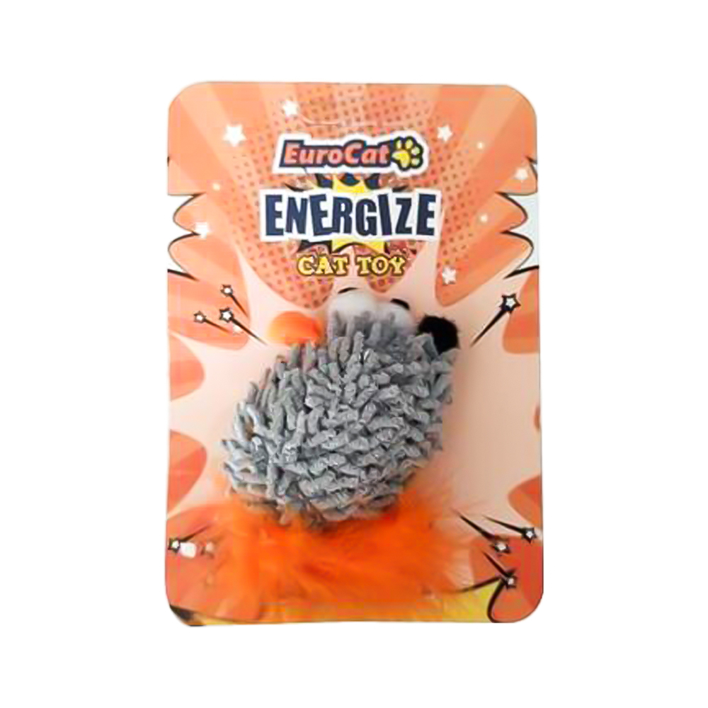 EuroCat Tüylü Peluş Ponpon Koyun Kedi Oyuncağı (7 cm)