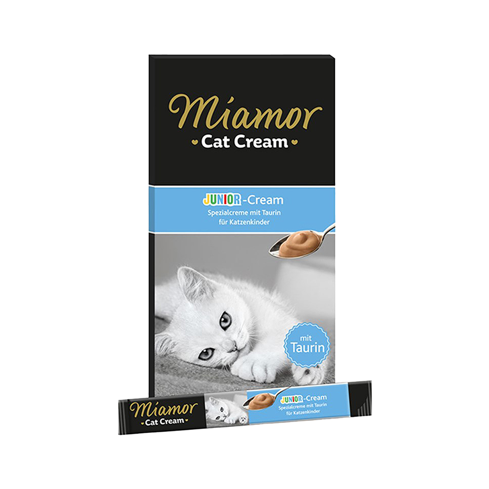Miamor Junior Cream Süt Kremalı Ek Besin ve Yavru Kedi Ödülü (5 x 15 g)