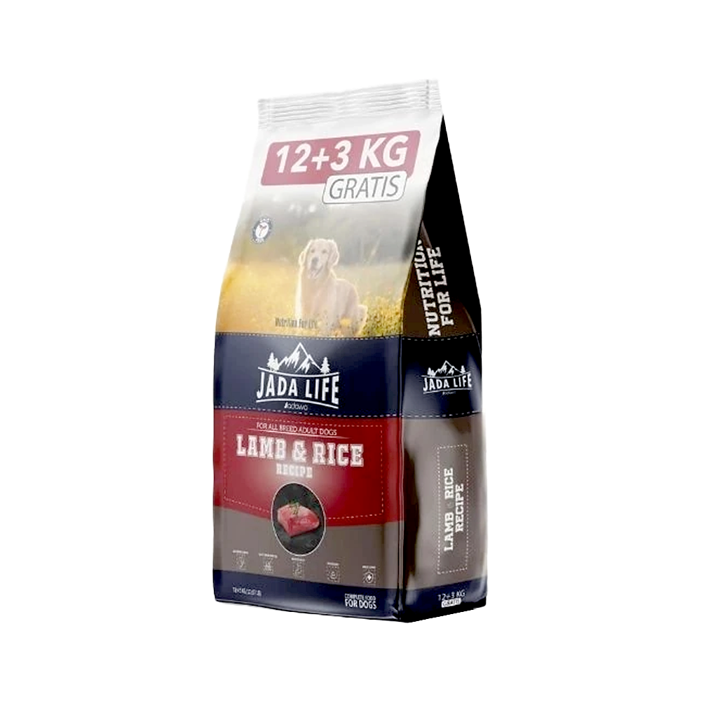 Jadawa Jada Kuzu Etli ve Pirinçli Yetişkin Köpek Maması (15 kg)