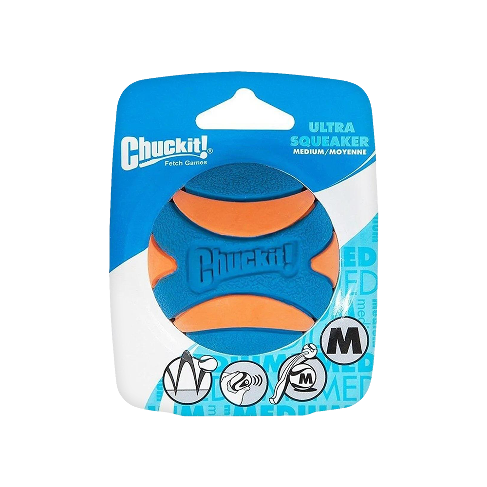 Chuckit! Utra Squeaker Orta Boy Sesli Köpek Oyun Topu