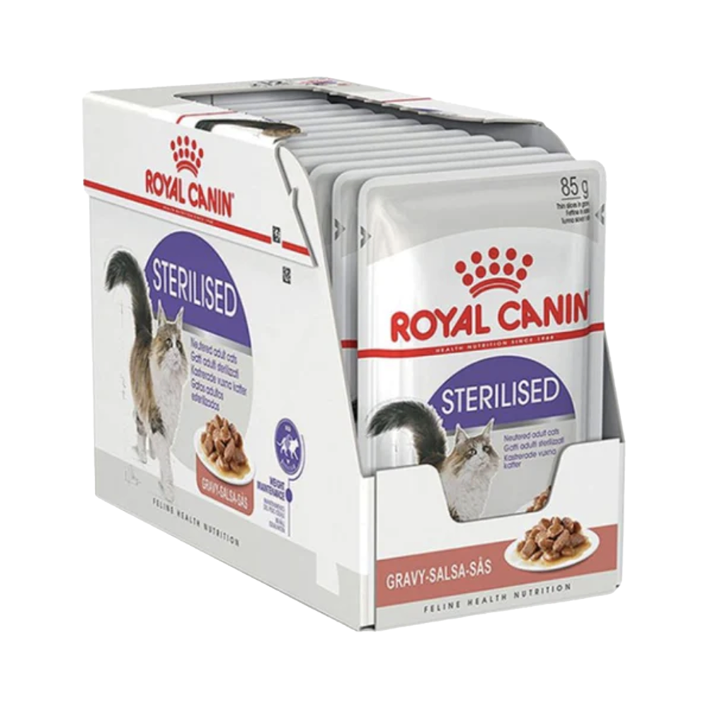 Royal Canin Gravy Kısırlaştırılmış Yetişkin Kedi Pouch Yaş Mama (12 x 85 g)