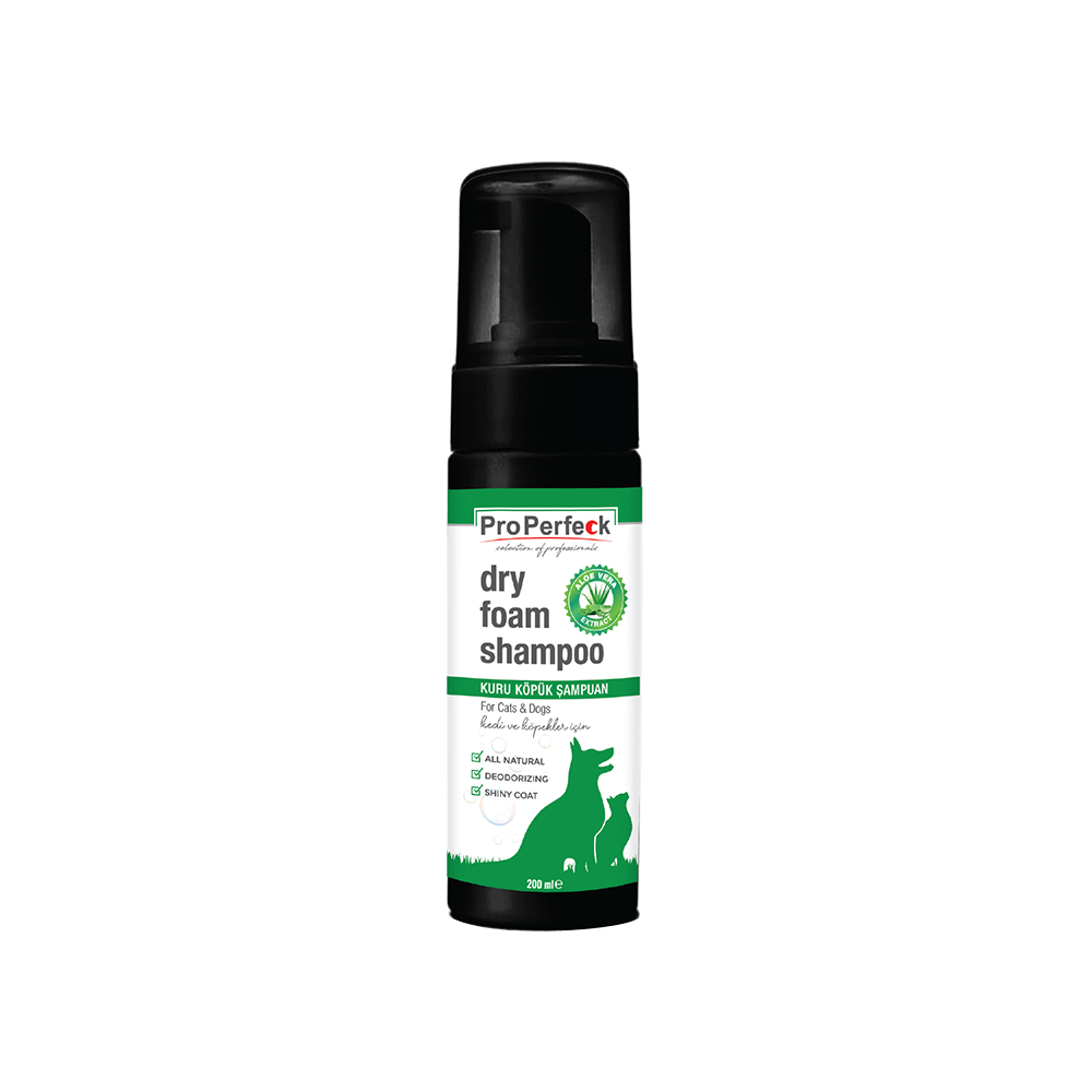 Pro Perfeck Kedi ve Köpekler İçin Aloe Veralı Köpük Şampuan (200 ml)
